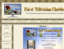 Tablet Screenshot of foi-et-televisionchretienne.org